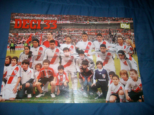 Poster River Plate Campeon Clausura 2008 0