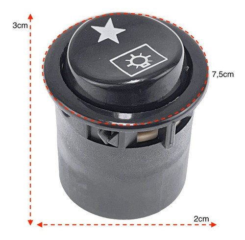 Acendedor Botão Fogão Electrolux Duplo 50sb 52sb Original 1