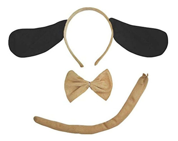 Petitebella Diadema De Perro De Oreja Larga Bowtie Tail Traj 0