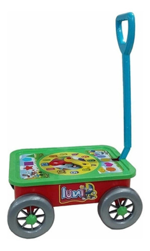 Carrito Didactico Arrastre Con Reloj Tun Tunishop 0