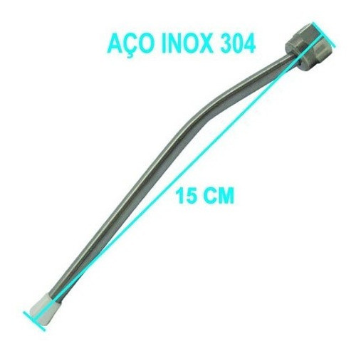 Bico Avulso Para Doceiras De Churros Profissional Inox 15cm 1