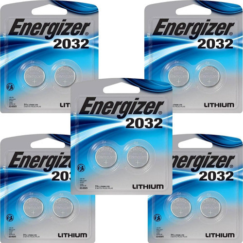 10 - Bateria Tipo Moeda Energizer Lithium Cr 2032 0