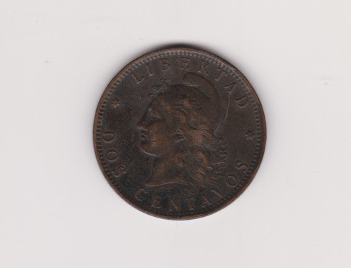 Moneda Argentina 2 Centavos Año 1890 Excelente 1