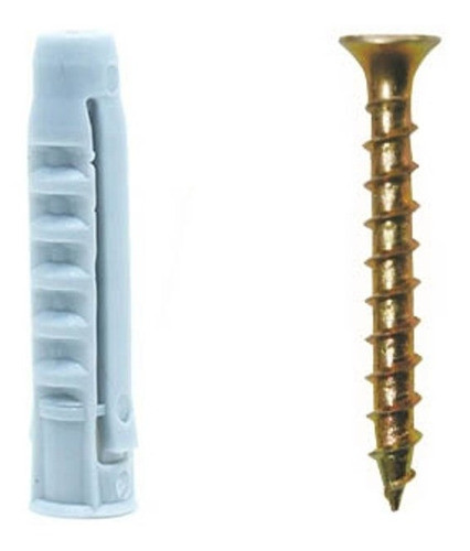 Tarugo Fx N 6 Y Tornillos Fix 4 X 40 X 100 Unidades 0