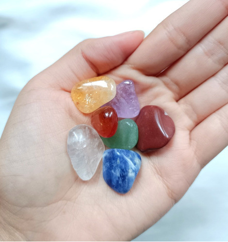 Kit Piedras Naturales 7 Chakras + Folleto Explicativo 1