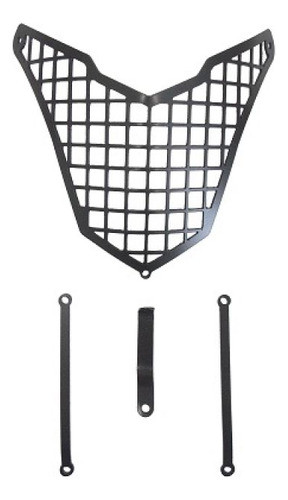 Protetor De Farol Modelo Grade Yamaha Xt660z Tenere Chapam 0