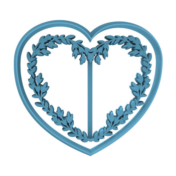 3100 Corazon Hojitas Cortante Para Galletas 0