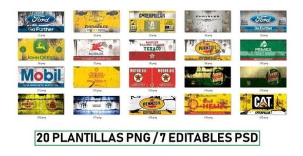 Plantillas Sublimación Tazas - Autos Aceite Mecánico 1