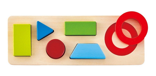 Puzzle Geometria  Doble Lado 2 Niveles Hp0014 Impobarato 0