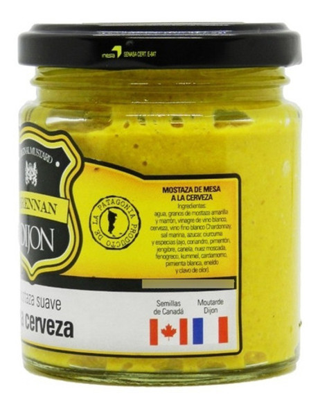 Mostaza De Dijon Brennan A La Cerveza X200g 1