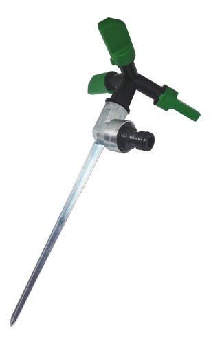 Aspersores De Riego Estaca Metalica 3 Brazos Giratorio 1