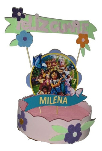 Adornos Torta Centros De Mesas Encantopersonajes Infantil 0