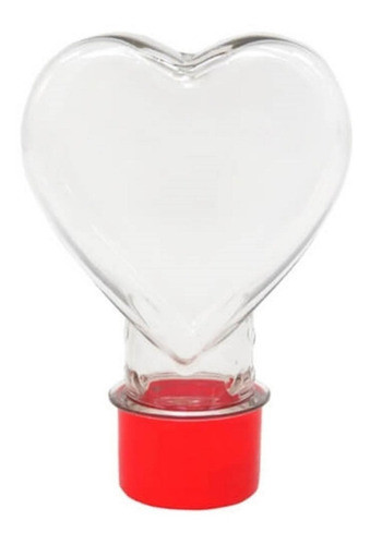 50 Tubo Caramelera  Corazón  Acrilico Para Personalizar 1