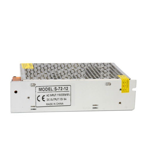 Nuevo 110v/220v De Ac A Dc 12v 6a 72w Interruptor Energía Fu 1
