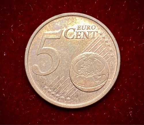 Moneda 5 Céntimos Irlanda 2008 Km 34 Arpa 1