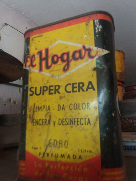 Lata Cera El Hogar Coleccionable 0