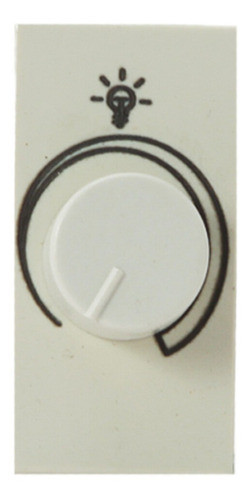 Dimmer Rotativo 1 Modulo 220v 300w Presta Marfil - 710171 0