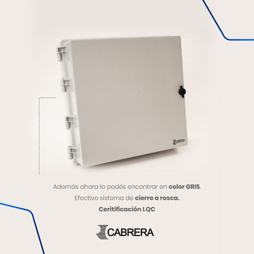 Gabinete Pvc Ip65 485x470x205 C/ Bandeja Metalica 1