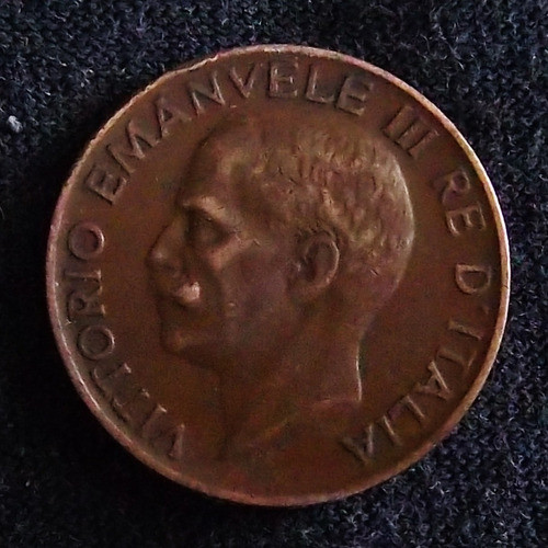 Italia 5 Centesimi 1921 Exc Km 59 Trigo  Victor Emanuel Ii 1