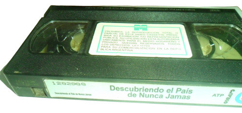 Vhs Descubriendo El País De Nunca Jamás 0