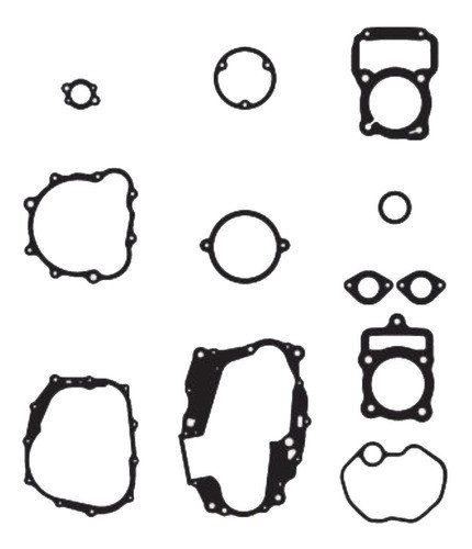 Juego Juntas Motor Gilera Smx 200 (motor Negro). Panther 0