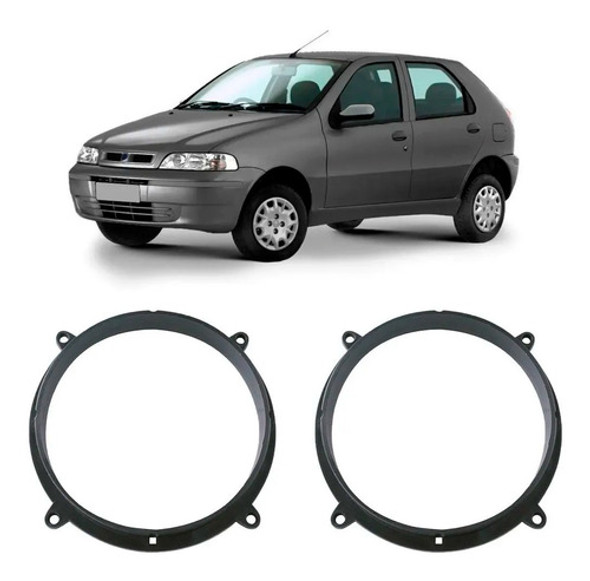 Aro Adaptador Alto Falante Palio Traseiro Par 0