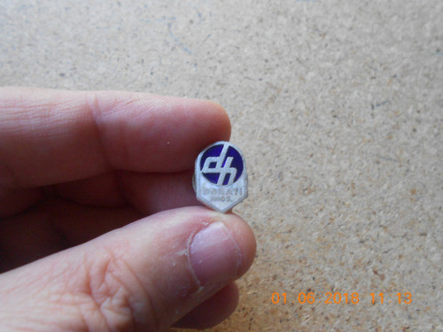 Lucheto Pin Donati Hermanos - Con Esmalte Para Ojal Solapa 1