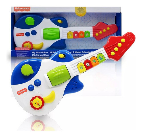Guitarra Electrica De Juguete Para Bebe Niño Fisher Price 0