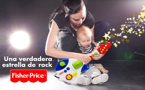 Guitarra Electrica De Juguete Para Bebe Niño Fisher Price 1