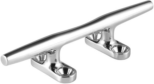 Amarra Cabo Cunho Em Aço Inox 316 Polido 8 Polegadas 0