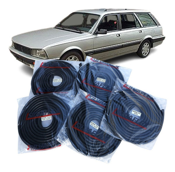Burletes Para 4 Puertas + Baul Peugeot 505 Rural Silvaflex 0