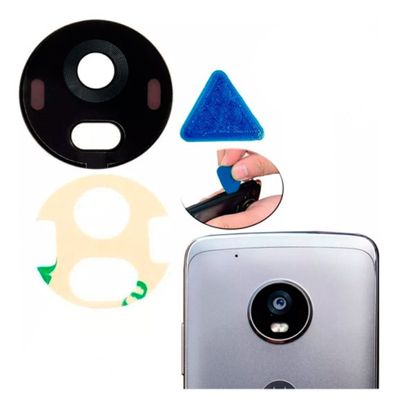 Vidrio Lente De Cámara Compatible Con Motorola Moto G5 Plus 0