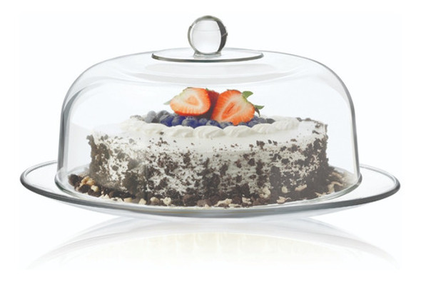 Plato Pastelero Con Domo- Libbey 33cm Selene - X Unidad 0