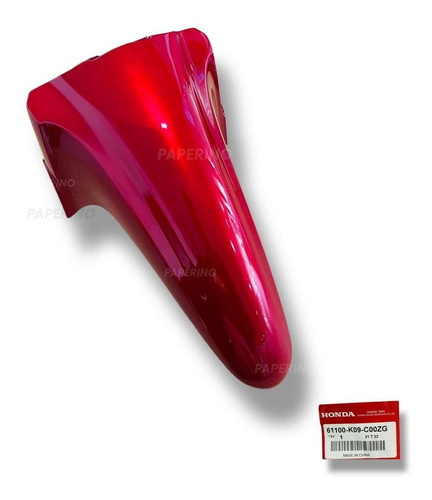 Guardabarro Delantero Rojo Honda Wave 110 2013 Orig Paperino 1