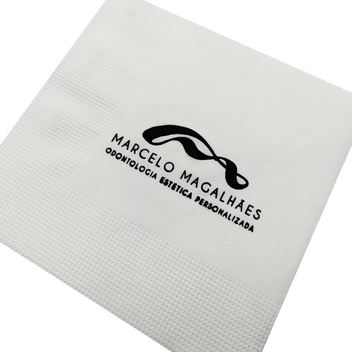 Kit 1000u Guardanapo Duplo Corporativo Personalizado Empresa 0