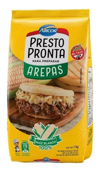Harina De Maíz Blanco Para Arepas Presto Pronta 1 K 0 Harina De Maíz Blanco Para Arepas Presto Pronta 1 K 0