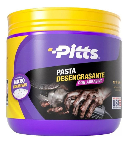 Pasta Limpia Manos Crema Pitts 450ml - Alto Rendimiento 0