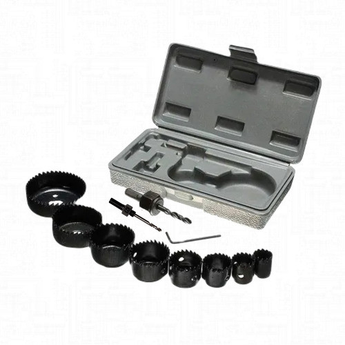 Juego Mechas Sierras Copa X 11 Piezas Madera Yeso Estuche 0
