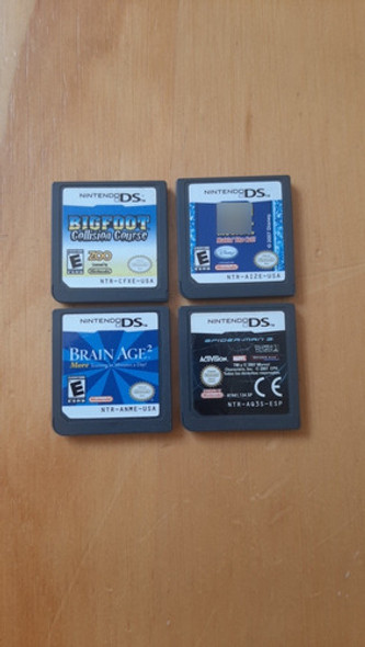 Lote De Cuatro Juegos De Nintendo Ds 0