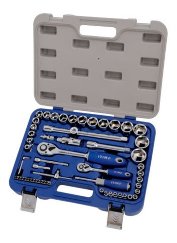 Juego Tubos Bocallaves Irimo 58 Piezas + Caja Con Accesorios 0