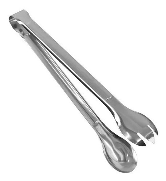 Pegador Clean Salada Massas Dentado Aço Inox Cozinha Pinça 0