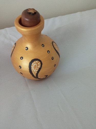Vasija Ceramica Para Decoracion Sin Uso 1