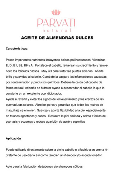 Aceite De Almendras Dulces  5 Litros Puro Y Natural 1 Aceite De Almendras Dulces  5 Litros Puro Y Natural 1