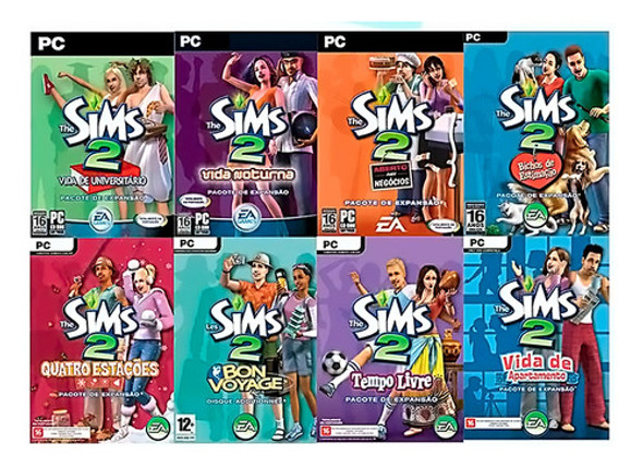 Coleção The Sims 2 Original Pc 0