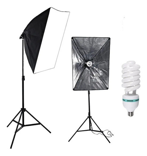 Lampara Fotografía Profesional Softbox 50 X 70 + Tripode Mli 1