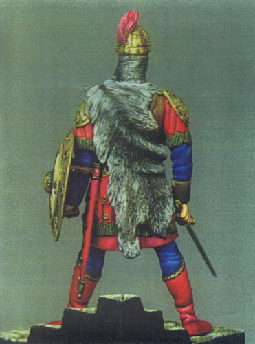 Figura De Metal De 54 Mm Emperador Bisantino 1
