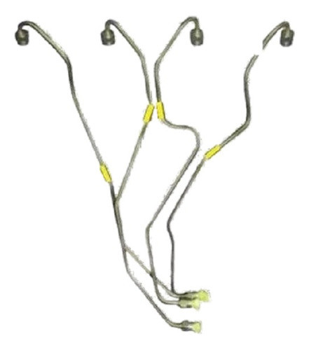 Caños De Inyección Diésel Para Deutz 4 Cilindros 0