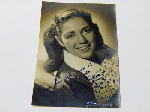 Nina Nino - Actriz Radial - Autografo Firmado - Fotografia 0