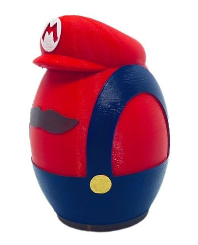 Caramelera Huevo Mario Bros 14cm Impreso En 3d Dropix 3d 1