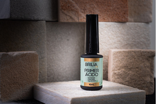 Primer Ácido Preparador Alongamento Unhas Brilia Nail Design 1